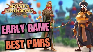 The BEST commander pairs early game [To Prepare for end game] Rise of kingdoms guide!