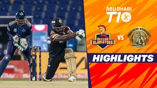 Northern Warriors vs Deccan Gladiators | Abu Dhabi T10 | Match 21 | Highlights | Sports18