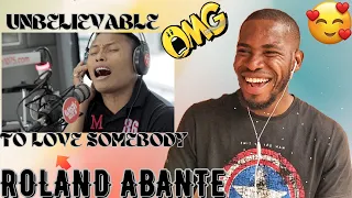 Roland ‘Bunot’ Abante covers “To Love Somebody” (Michael Bolton) Live on Wish 107.5 REACTION