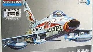 Monogram F-100D Super Sabre HiTech Scale Model Kit Review