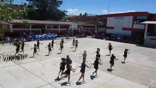 Drill con Aros. 1° PUESTO. Con música Andina. Juan XXIII 2016