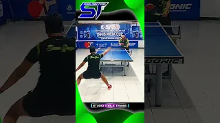 Forehand Loop to open Topspin attack #tabletennis #pingpong #shorts