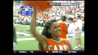 2000 #1 Florida State Seminoles at #7 Miami Hurricanes