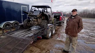 Dad and Me out trying the New YXZ 2022 XTR first drive in the mud and ice.