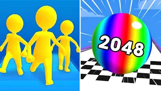 Join Clash 3d Vs Ball run 2048 🔮🧃Max Big Update Walkthrough Android iOS Gameplay DasE4