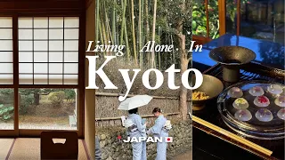 Kyoto Japan Vlog | heavy SNOW ❄️ arashiyama bamboo groves, cafe hopping, winter walk