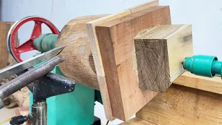 Woodworking Projects Extremely Dangerous - I Turned This Alien Wood into a Masterpiece