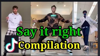 Say it right #trending #tiktok dance challenge