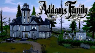 THE ADDAMS FAMILY MANSION - Speedbuild - The Sims 4