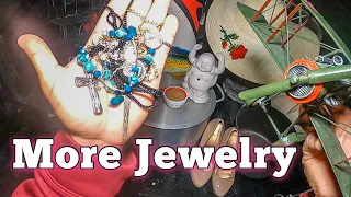 Found more jewelry and other goodies trash picking in rich neighborhood