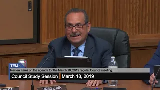 Council Study Session - 3/18/2019