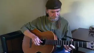 Acoustic Guitar Lessons "D Minor Jazz - Blues Solo" Tab Included