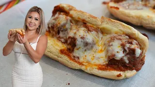 Sometimes a MEATBALL SUB is all you NEED, My MEATBALL & MARINARA Recipe is just PERFECT!