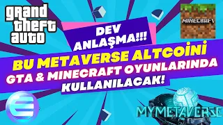 Bu Metaverse Altcoini Dev Bir Anlaşmaya İmza Attı! GTA ve Minecraft'ı Kapsıyor!