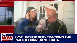 Florida men braving Hurricane Idalia ahead of historic storm | LiveNOW from FOX