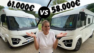 LE combat des camping car : 61 000€ et 7M. de long /VS/ 58 000€ et 6,60M. PRESENTATION COMPLETE