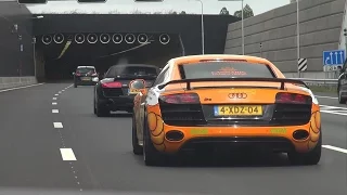 Audi R8 V10 w/ CAPRISTO EXHAUST IN TUNNEL!