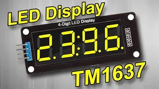 LED дисплей TM1637 и Ардуино