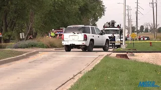 Metra stages a train vs. suv crash