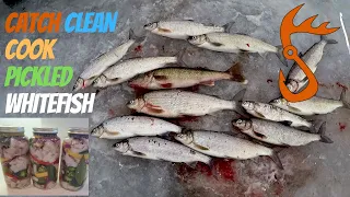 Catch Clean and Cook - Pickled Whitefish