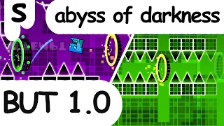 ABYSS OF DARKNESS BUT IN 1.0 | Geometry dash