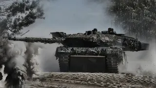 LEOPARD 2A6 tank fury ambushes and blows up Russian BMP-3m and T-72 tanks en route |