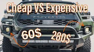 Cheap VS Expensive Fog Lights (Z-Offroad VS Diode Dynamic SS3) | Toyota Tacoma