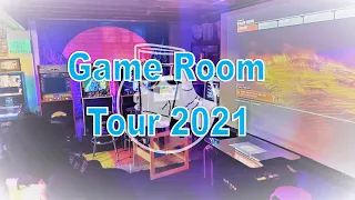 Home Arcade and Game Room Tour March 2021