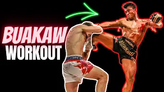 Fight Like Buakaw | Muay Thai Heavy Bag Workout (FOLLOW ALONG!)