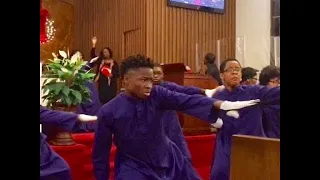 BISHOP PAUL S. MORTON  -  BOW DOWN AND WORSHIP HIM MIME DANCE