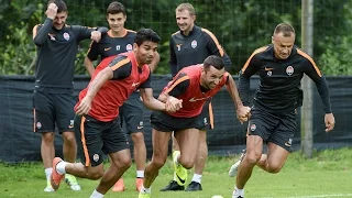 Shakhtar in the Netherlands. Training session before game vs Nordsjælland