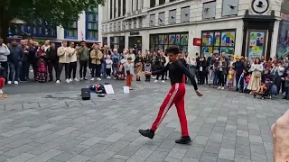 acrobatics at Leicester Square London