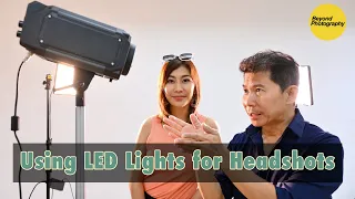 The Lighting Setup for 99% of your HEADSHOTS! (Using only LED Lights)