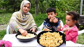 We Eat This Traditional Recipe Almost Daily In Our Childhood | Mountain Cooking |