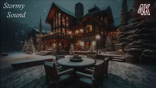 Take a 3 Hour Break in a Gorgeous Cabin, Winter Ambience