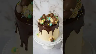 Chocolate peanut butter cake for Easter!