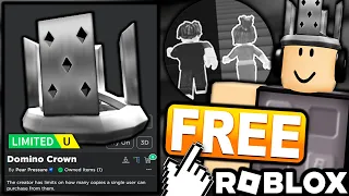 FREE UGC LIMITED! HOW TO GET Silver Domino Crown! (ROBLOX Teamwork Puzzles 2 Obby EVENT)