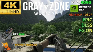 Gray Zone Warfare | RTX 4090 | 4K | 1440P | 1080P | EPIC SETTINGS | DLSS ON | FG ON