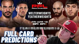 PFL 3 KORESHKOV VS. UMALATOV FULL CARD PREDICTIONS!