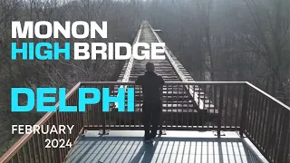 Monon High Bridge Trail | Delphi Indiana February 2024