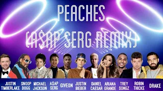 Peaches (A$AP Serg Remix) Music Video - Justin Bieber, Michael Jackson, Ariana Grande, Drake, & More