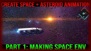 Create an Epic Space Scene with Asteroid Field | 2023 After Effects Tutorial (PART 1)