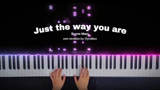 Bruno Mars - Just the way you are | Tutorial | Piano rendition by Ryndition