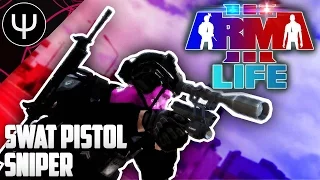 ARMA 3: Life Mod — SWAT Pistol Sniper!