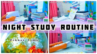 Night Study Routine 🌃| Study Vlog📚 | Study More