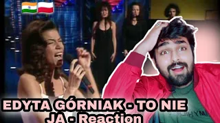 Indian Reacts To EDYTA GÓRNIAK - TO NIE JA (EUROVISION 1994) REACTION