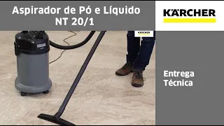 Aspirador de Pó e líquidos - NT 20/1 - Entrega Técnica