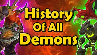 The Brief History of ALL Warlock Demons in WoW (Vanilla WoW to BfA)