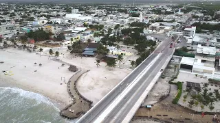 PROGRESSO MERIDA YUCATAN 4K DRONE