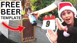 Man Cave DIY Plinko Drinko Beer Cap Bottle Opener | 12 days of Giftmas #9 | The Carpenter's Daughter